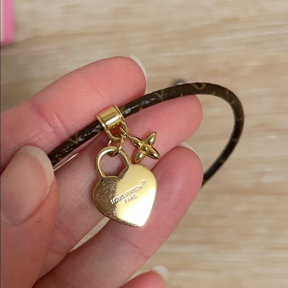 Louis Vuitton Gold and Brown Charm Bracelet - Picture 3 of 3